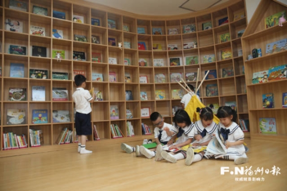 福建省少年儿童图书馆在高新区实验幼儿园设立分馆