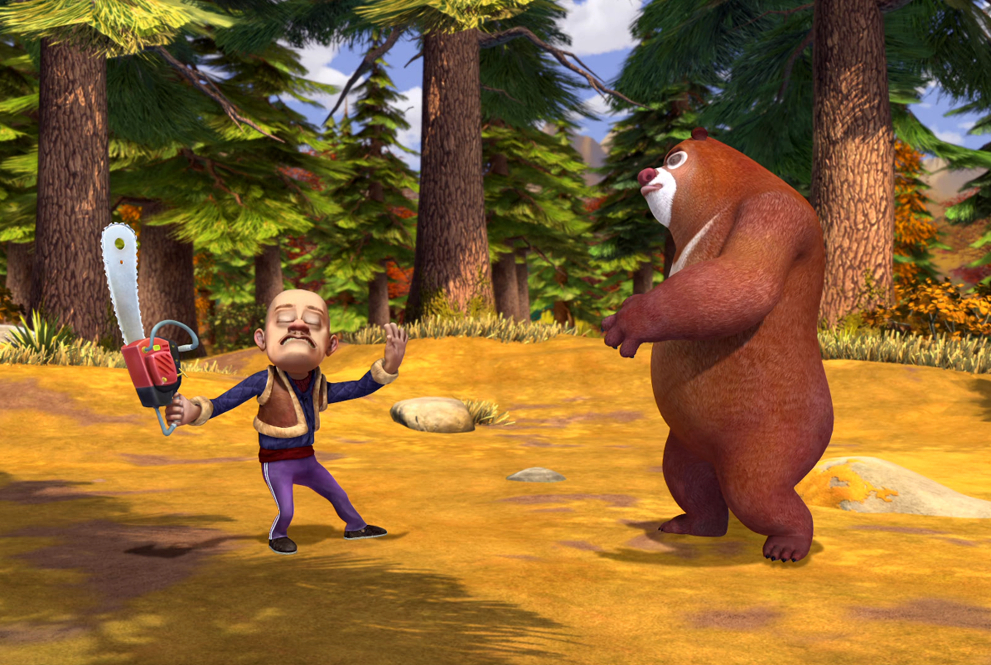 熊出没:同样是森林里的动物,为啥兔子会说话?螃蟹却变成了食物