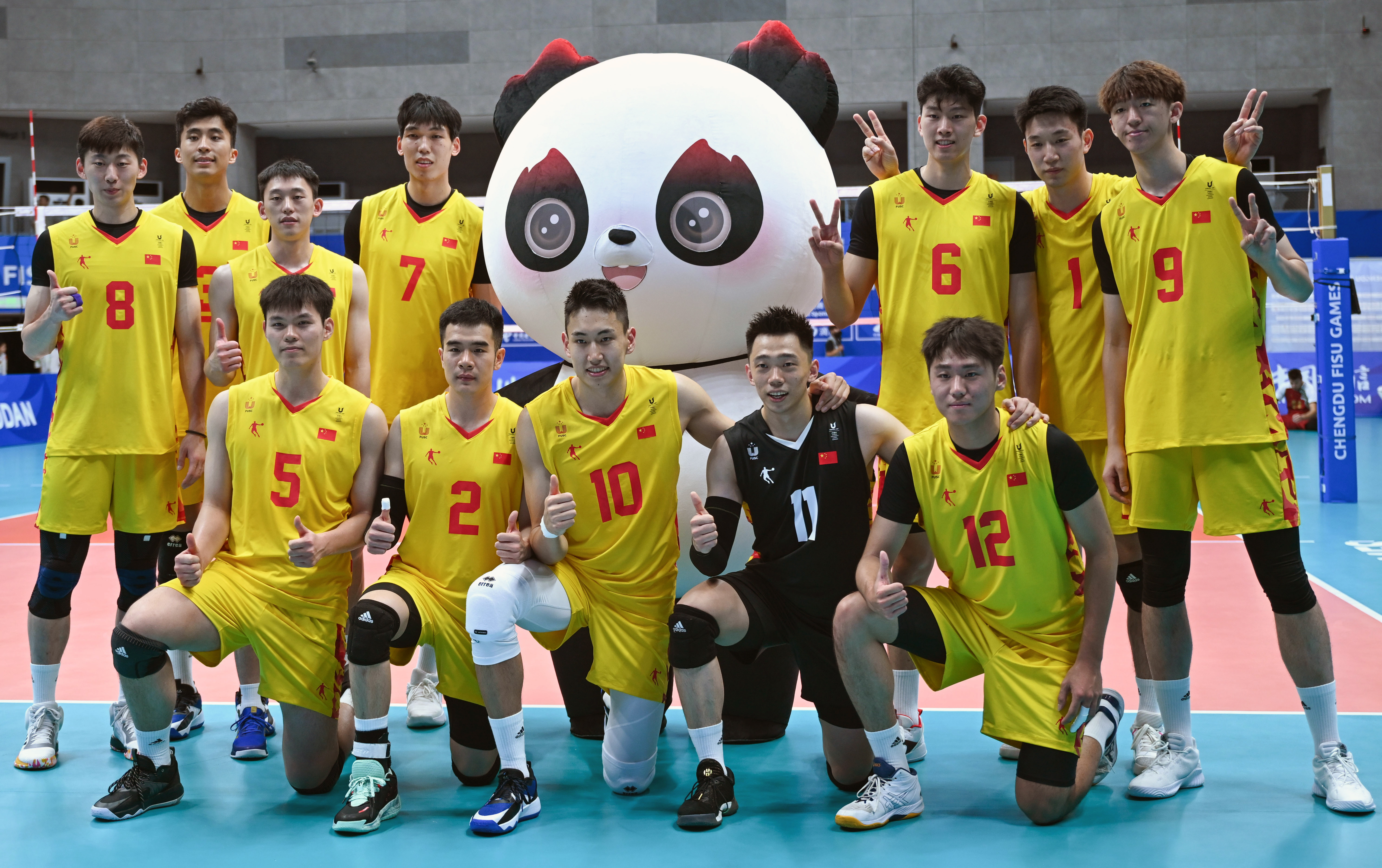 成都大运会|中国队赢得男排小组赛三连胜挺进八强