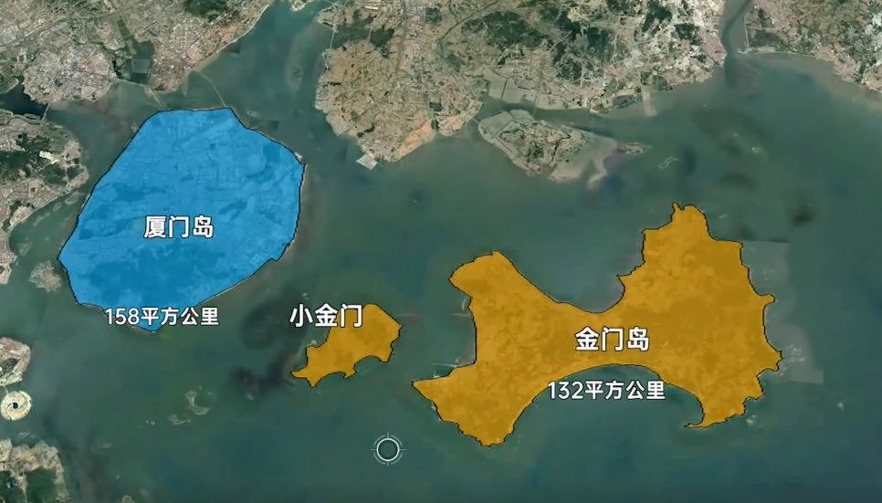 厦门和金门两个地方,是不是可以建一座跨海大桥?卫星地图详解