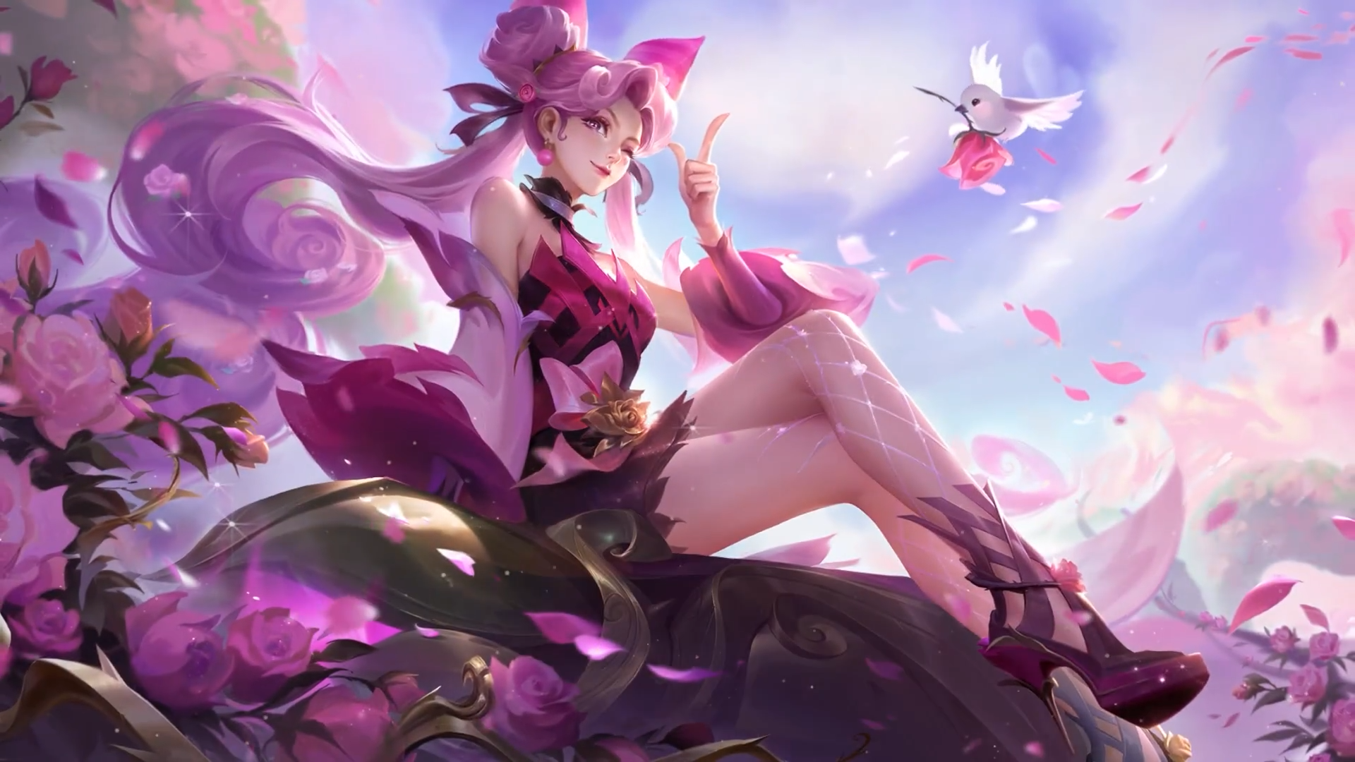 王者孙尚香蔷薇恋人内测限定皮肤终于迎来了优化升级