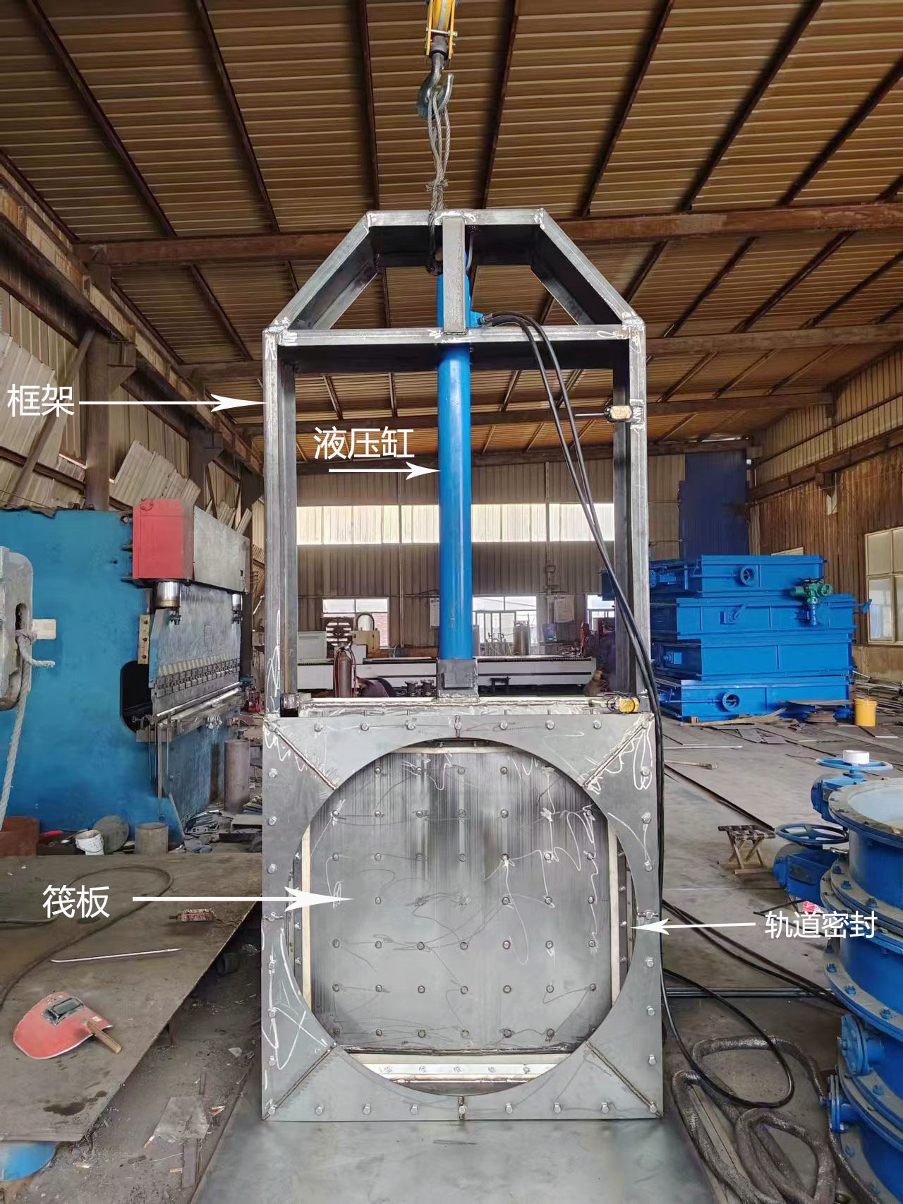 液压插板阀液压插板式烟道阀