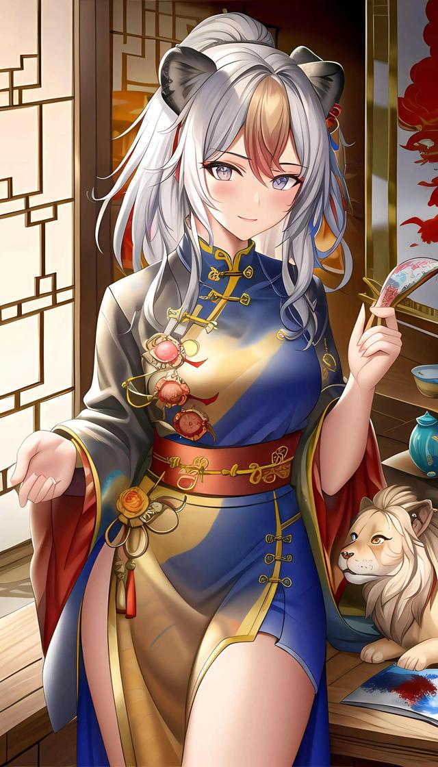 狮女兽耳娘二次元壁纸系列(一)