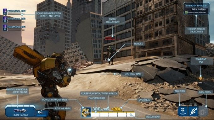 《transformers: reactivate》新作早期截图流出 大黄蜂实机