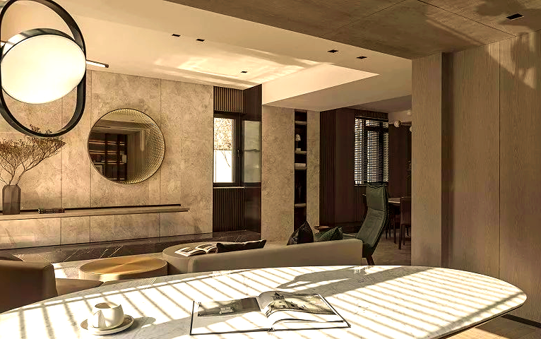 「样板间」唐忠汉设计作品:北京金茂佑安府下叠,打造400㎡精工墅境