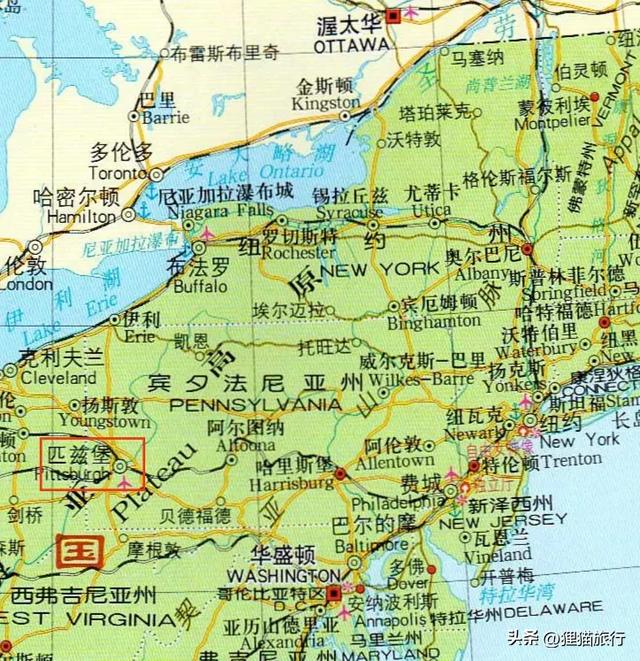 美国宾夕法尼亚州第二大城市匹兹堡,北郊就是巴特勒市