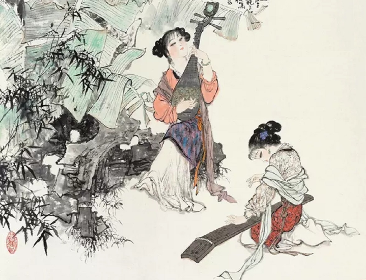 杜甫《赠花卿》:此曲只应天上有,人间能得几回闻