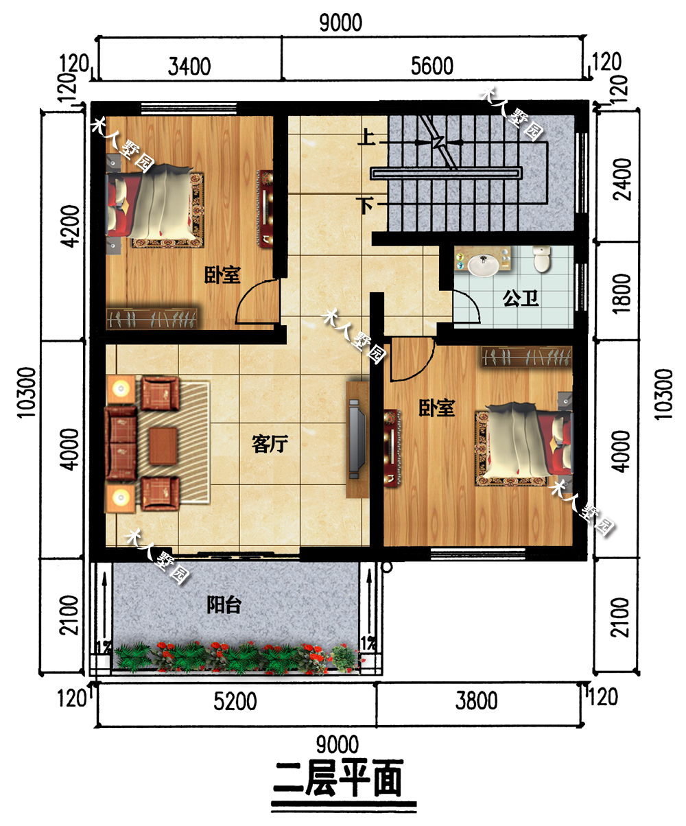 占地77平,9米宽两开间三层别墅,属它最受欢迎