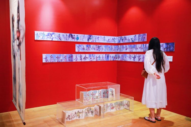 "步深溪"马晓晴艺术作品展在巢美术馆开幕