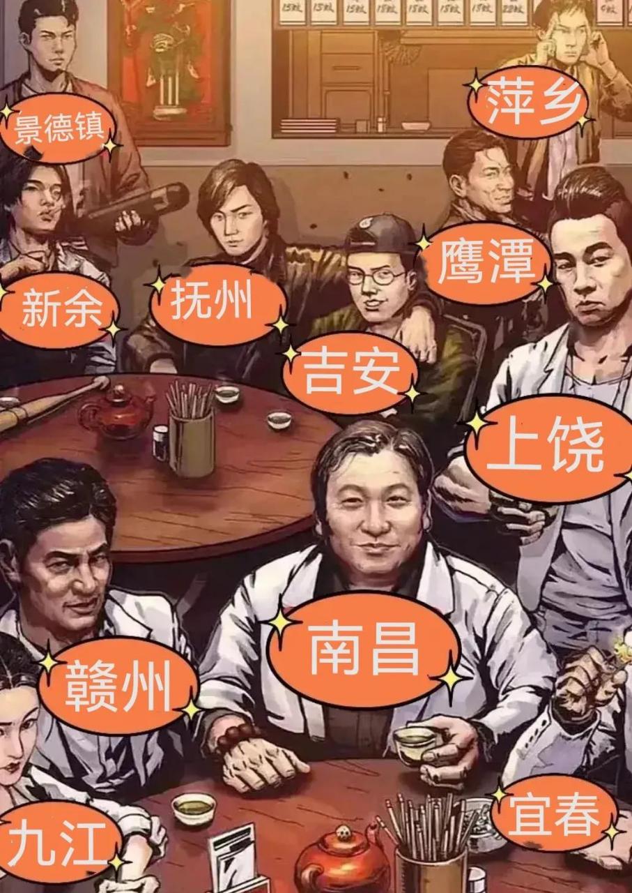 江西省各市综合实力排名,一图看清各市在省内的地位.