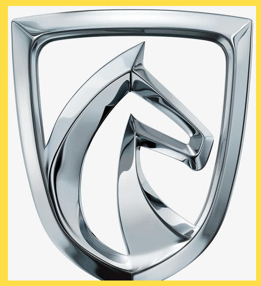 与前文提及的几款骏马全身像不同,宝骏品牌的标识设计独具匠心,仅选取