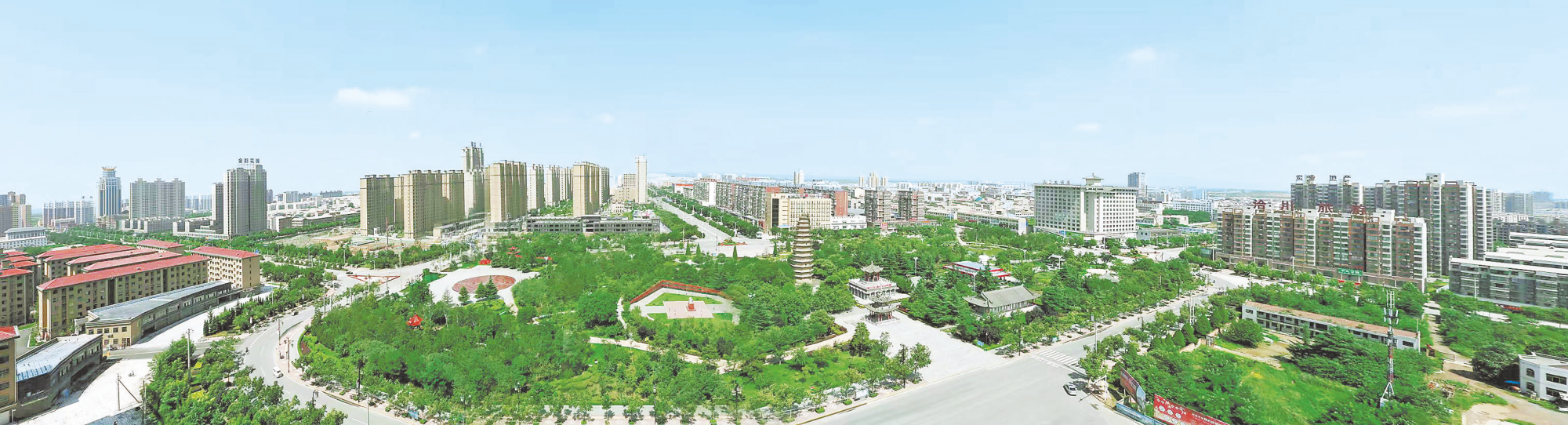 整洁靓丽,治理有效的合阳县城