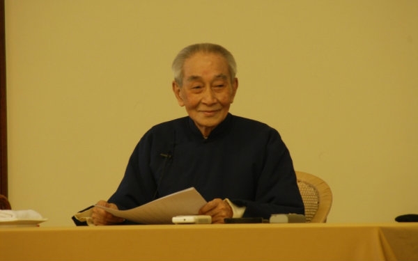 南怀瑾在众人面前哭了,他真情流露说:中国传统文化如何传下去?