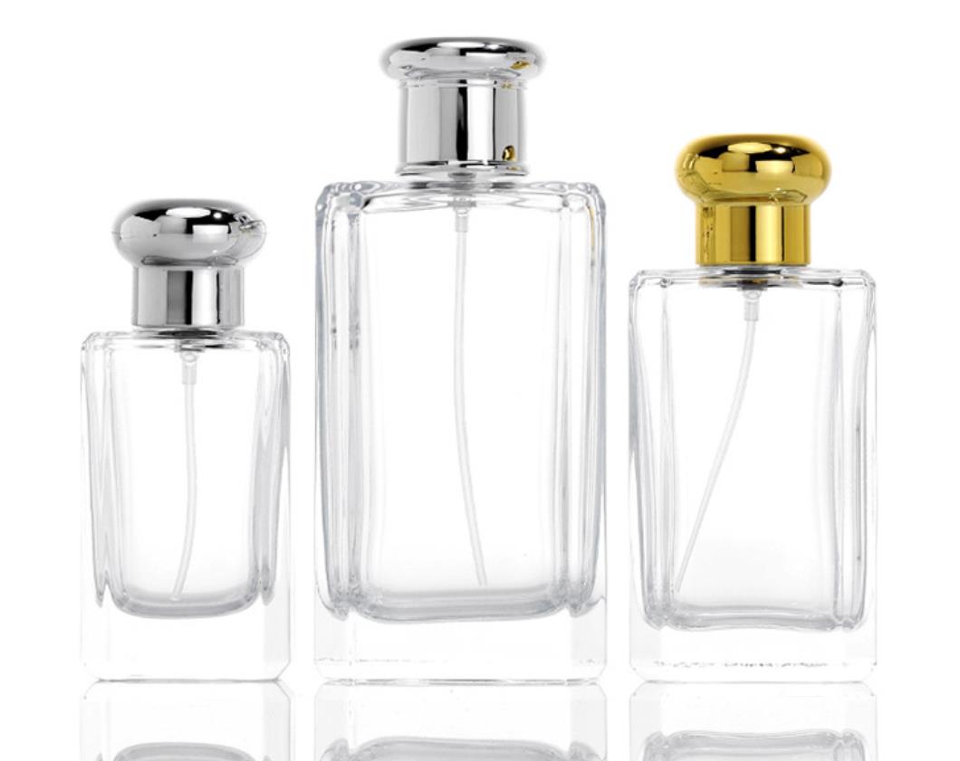 方形加厚玻璃香水瓶生产定做加工厂家