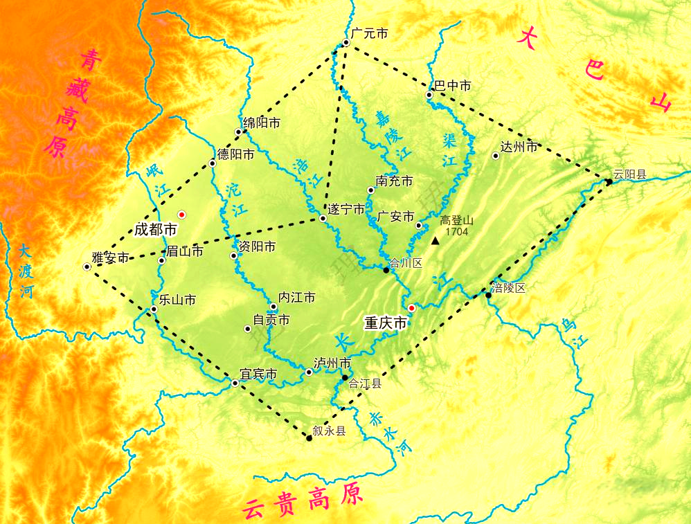 四川盆地(信封盆地)的特色与多样性