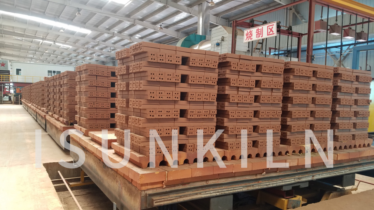 二次码烧广场砖生产线