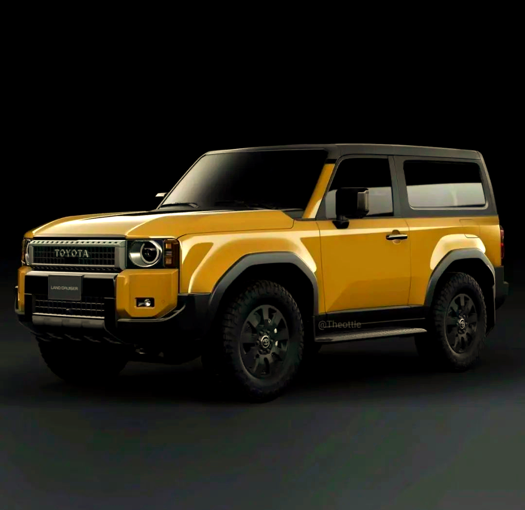 全新丰田普拉多双门版车型曝光,配备可拆卸车顶与2.4t混合动力系统