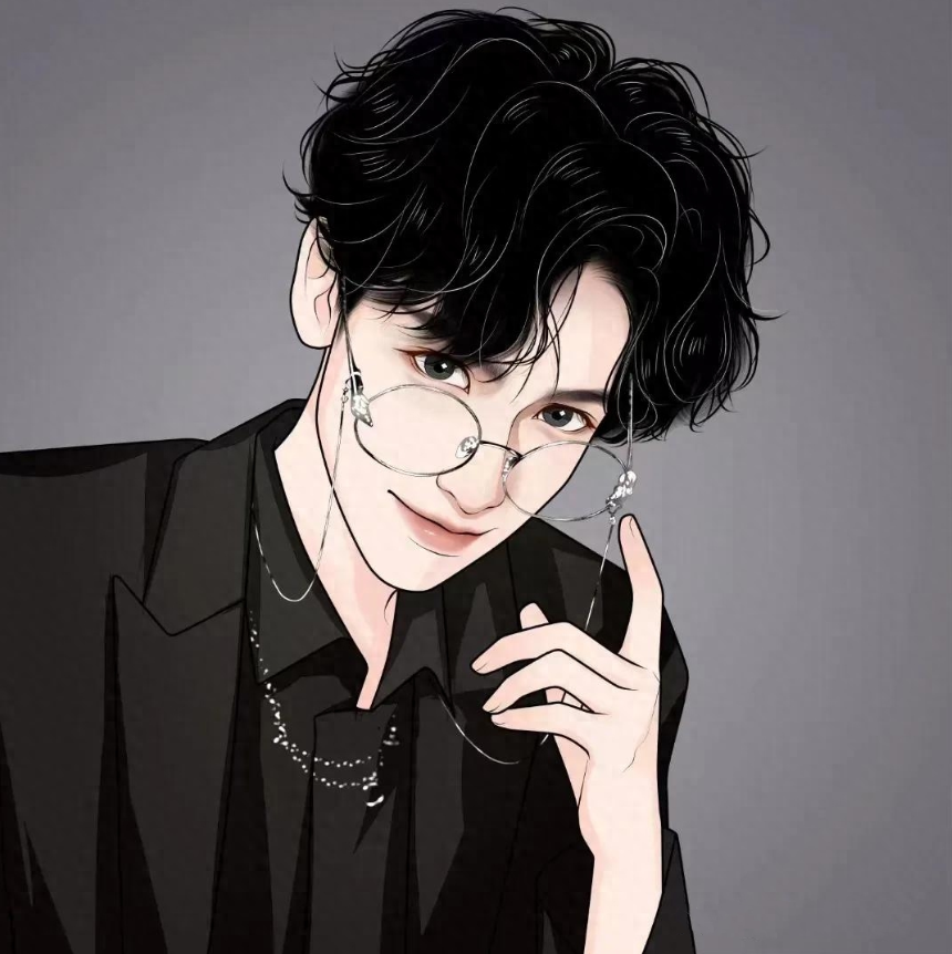 日系ins风动漫男头,动漫头像