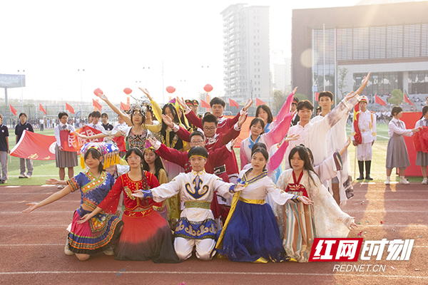 株洲市南方中学2022年体育节暨秋季田径运动会开幕
