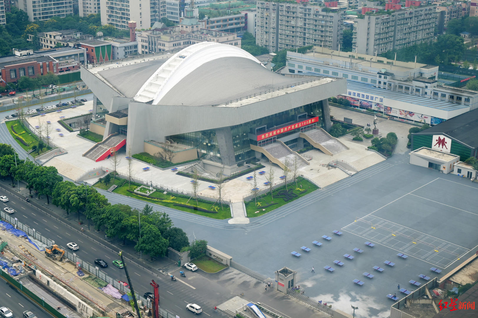 四川省游泳馆片区开启集中改造 将建核心城区体育 新地标