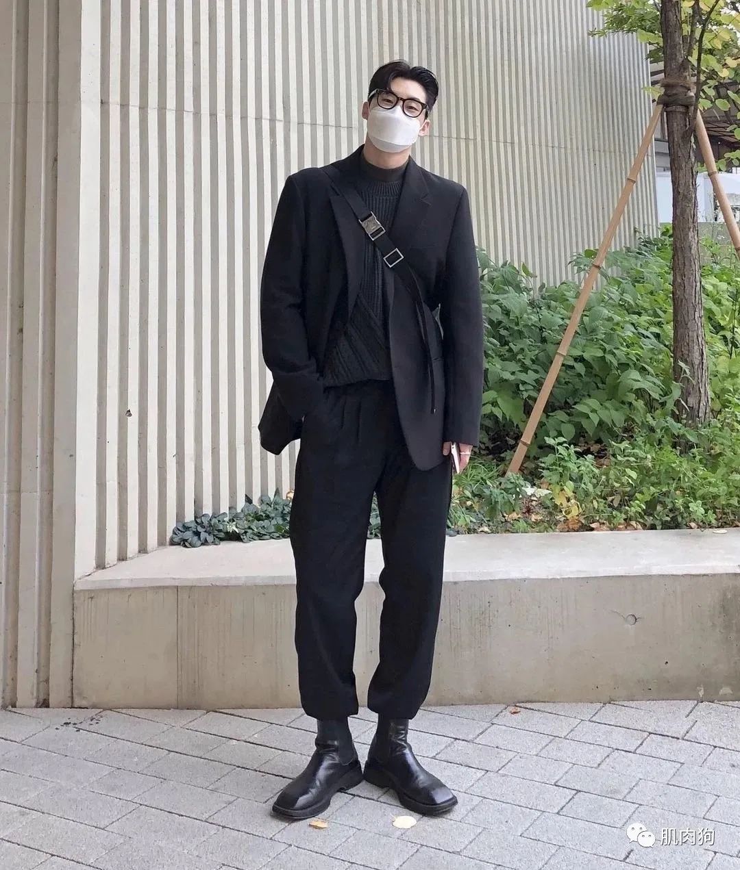 禁欲系男友穿搭,好帅气一男的