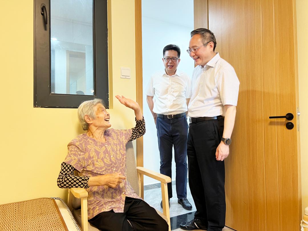 张培荣到柘林走访调研农村养老工作