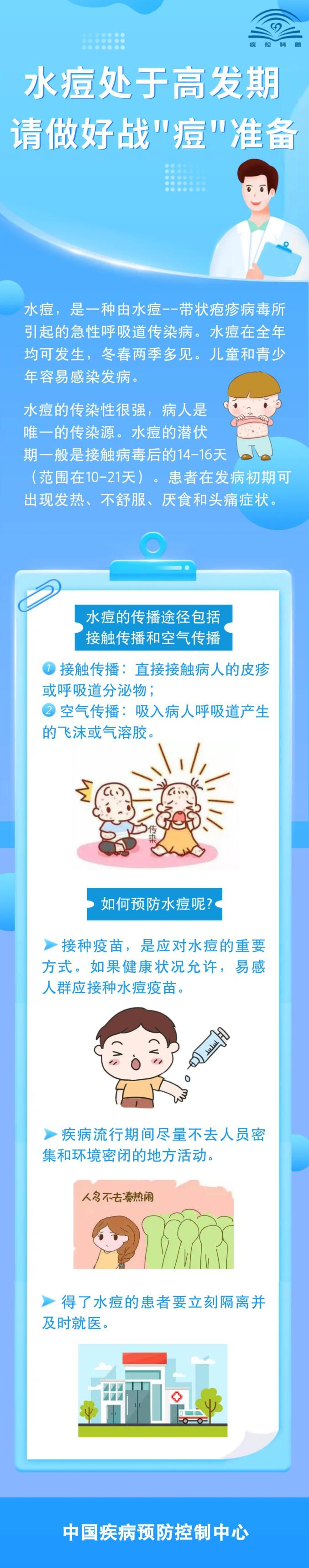 【科普知识】预防水痘,这些事情要注意