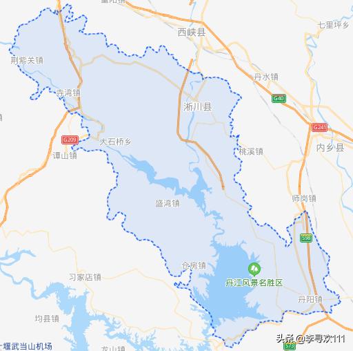 淅川县行政区划图图片