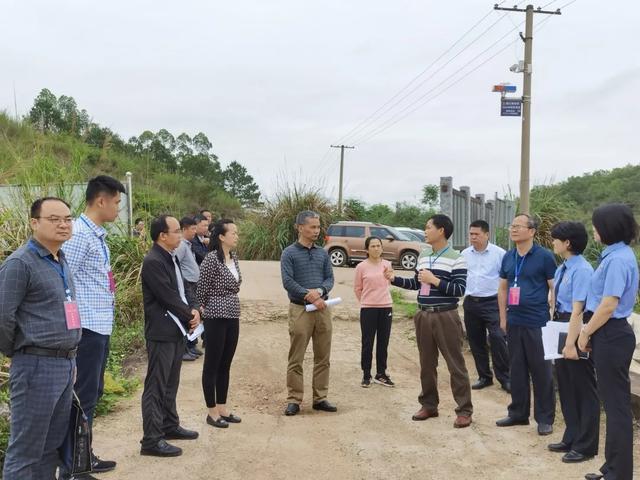 邕宁区人大常委会副主任黄战声对邕宁区检察院公益诉讼工作开展现场