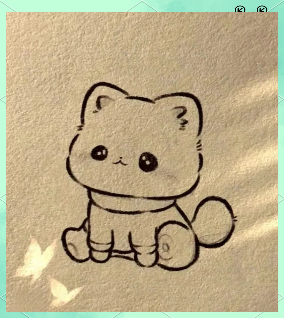 萌宠简笔绘画:一种融合可爱与简洁的艺术形式