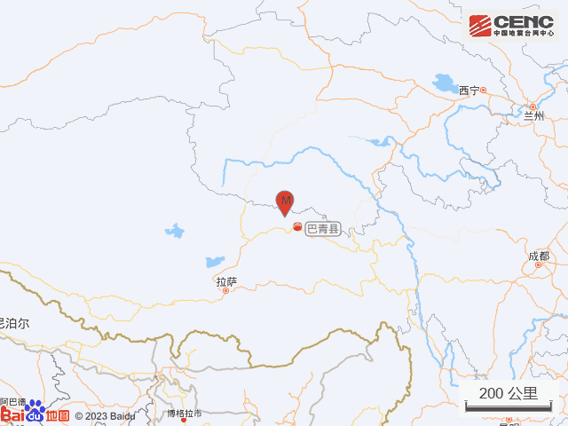西藏那曲市巴青县发生3.3级地震