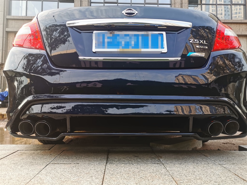 冷门的日产天籁玩改装,气动上车之后依然有滋有味