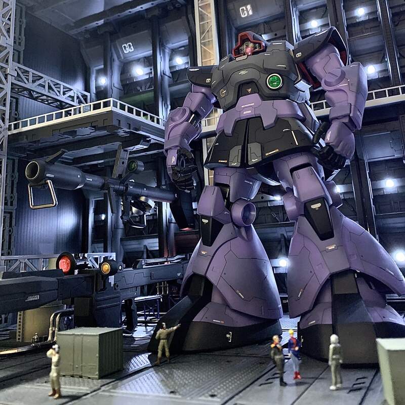 网友分享格纳库高达摄影,这样表现画面不但更真实也更有临场感