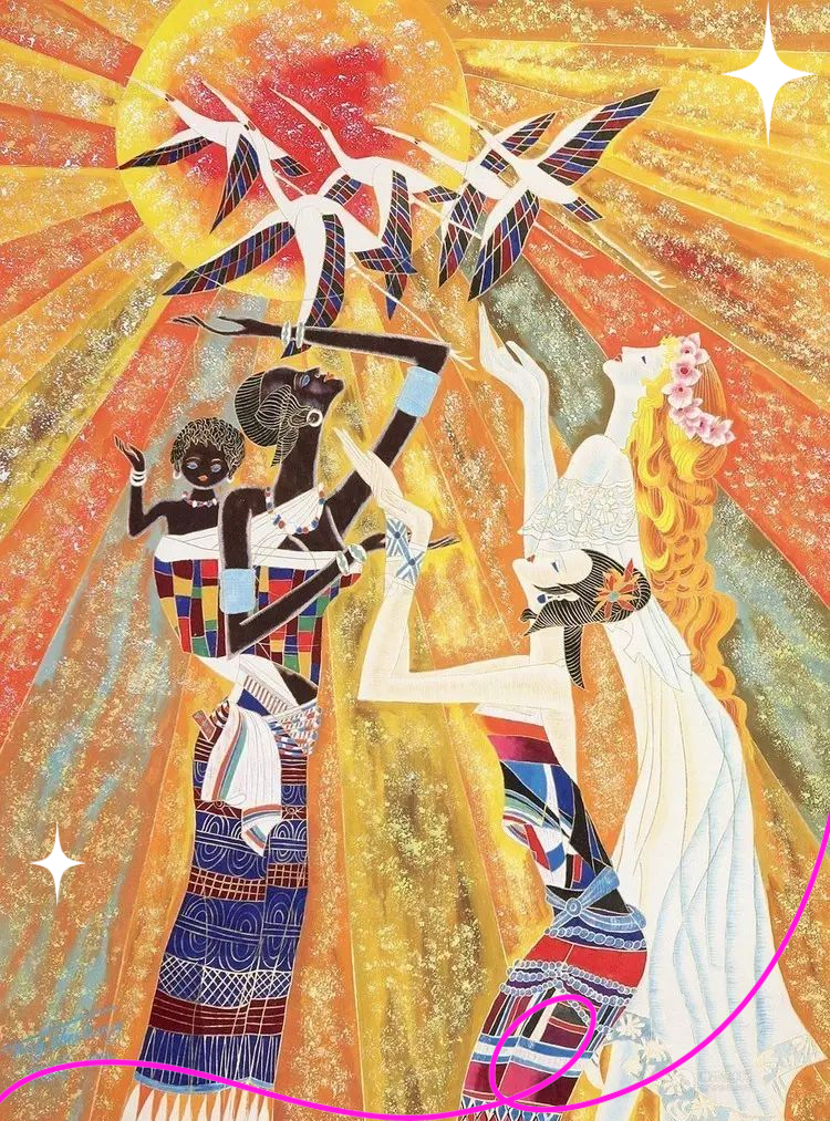 现代重彩画大师丁绍光的艺术世界探秘