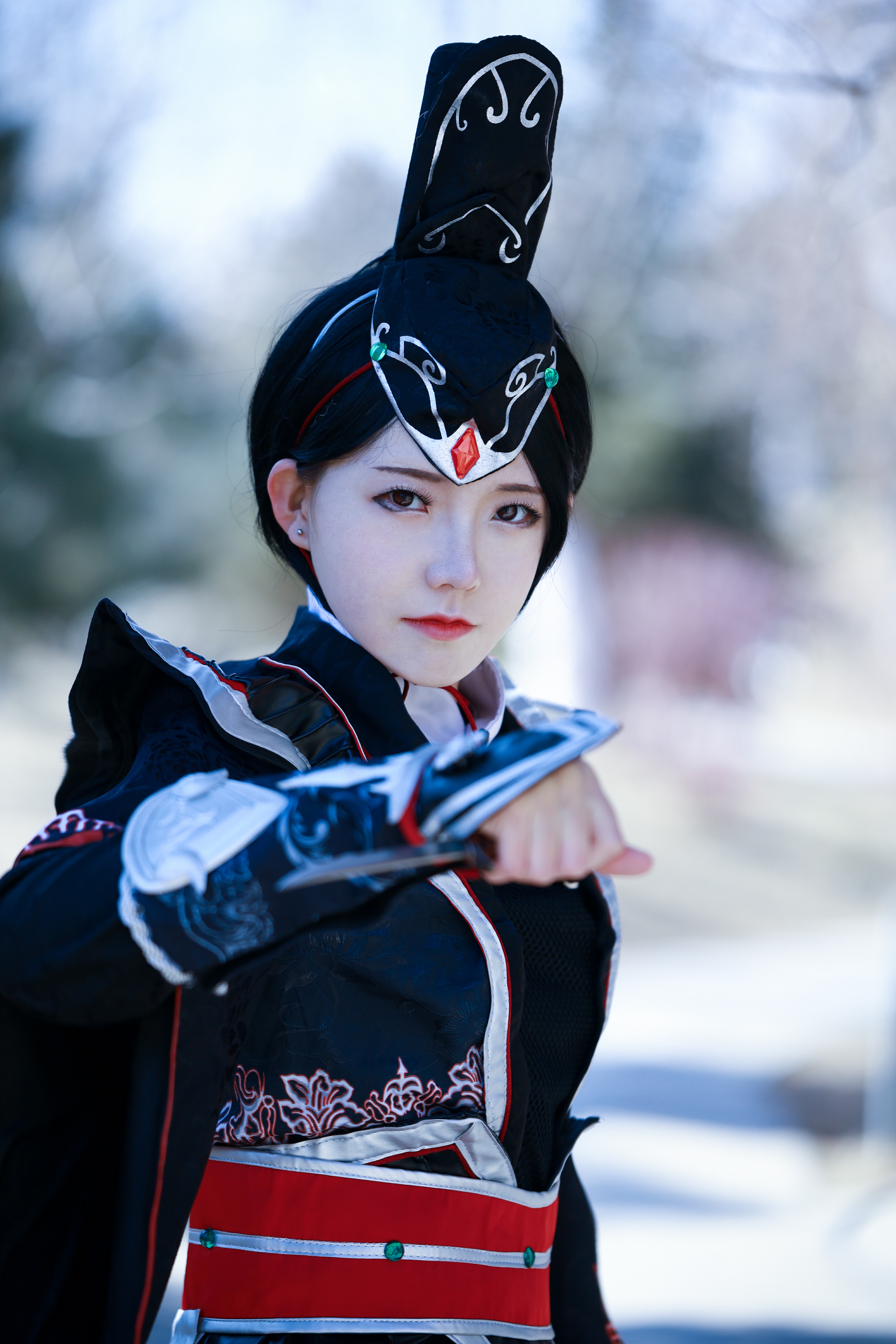 《少年锦衣卫》方雨亭cos,容貌姣好,浅浅的笑容突然被帅到