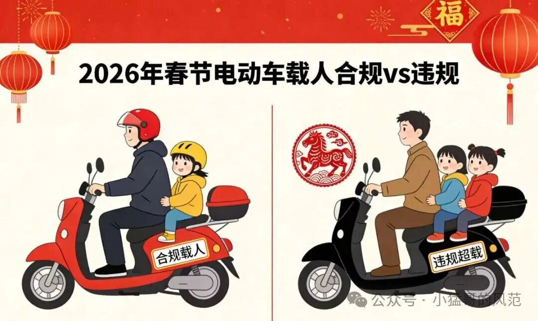 绿牌电动车合规标识示例