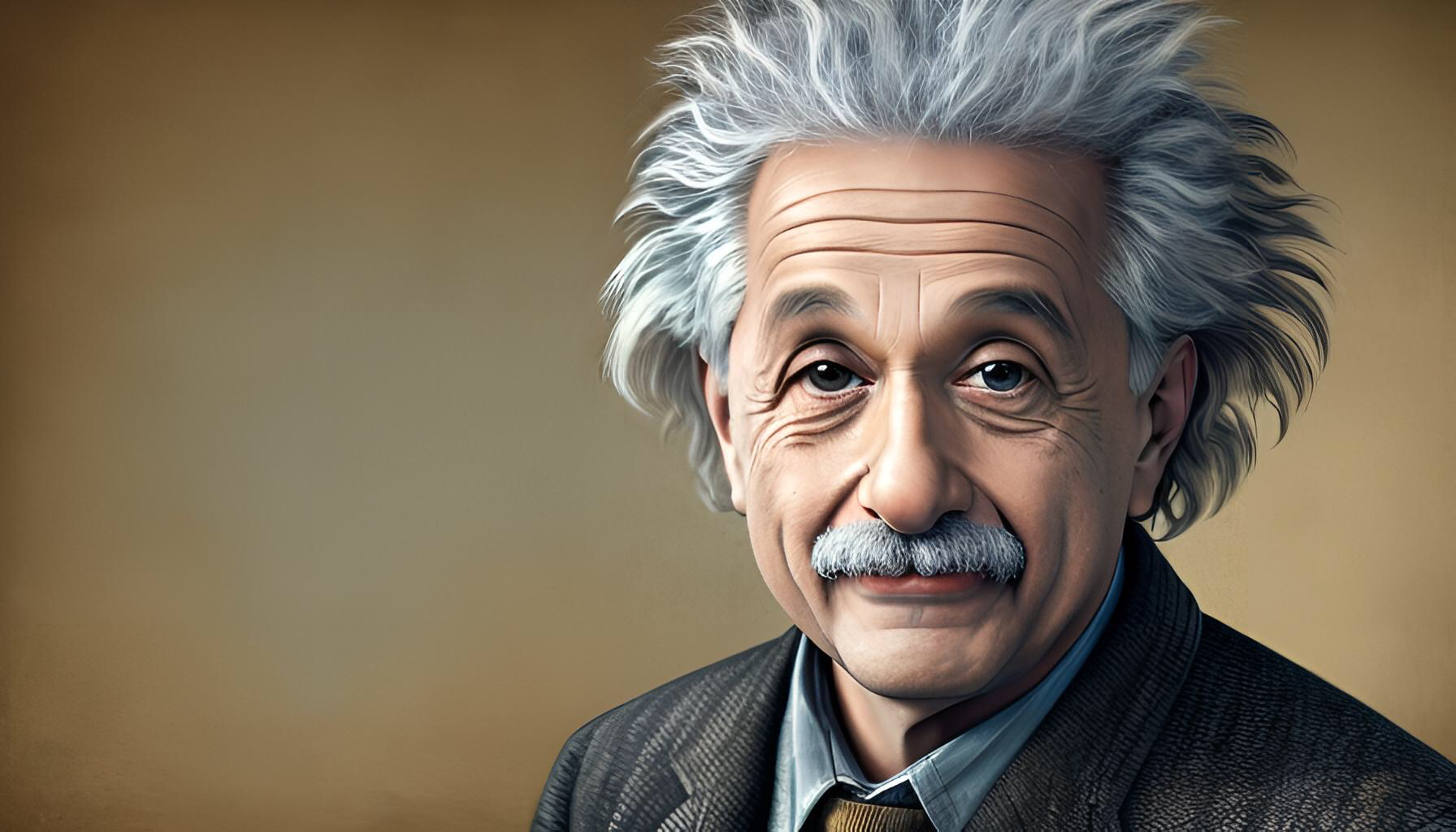 爱因斯坦全面屏壁纸图片