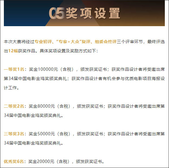 金鸡奖海报投票入口图片