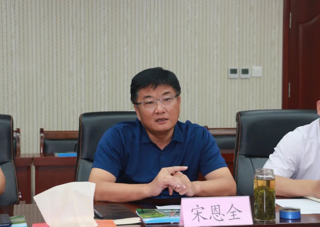 山东高速路桥集团党委副书记,总经理林存友带队到汶上商务考察