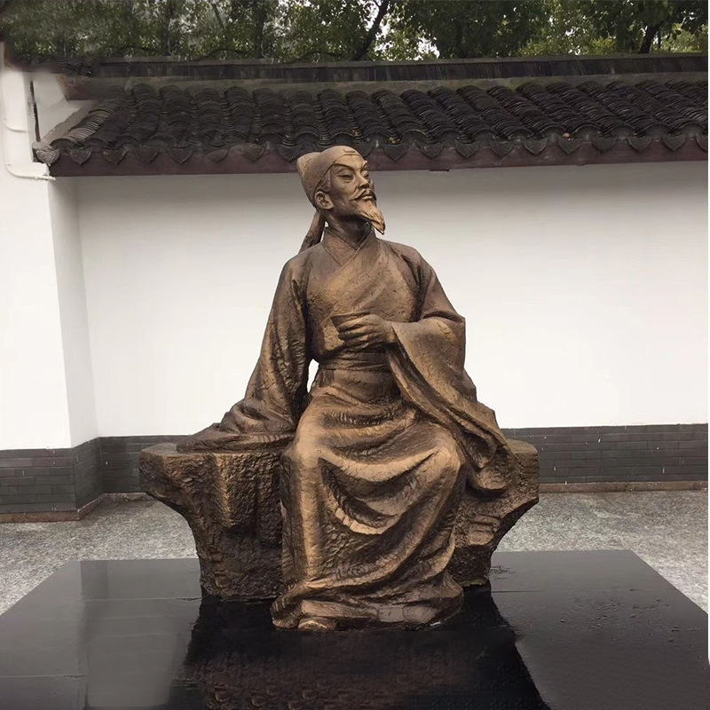 李白铜雕:流传至今的文化瑰宝