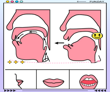 掌握双唇音"b/p/m"的发音技巧