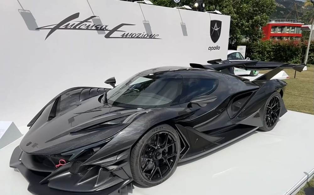 阿波罗ie,单车成本1900万,比家用a级车还轻,全球10台