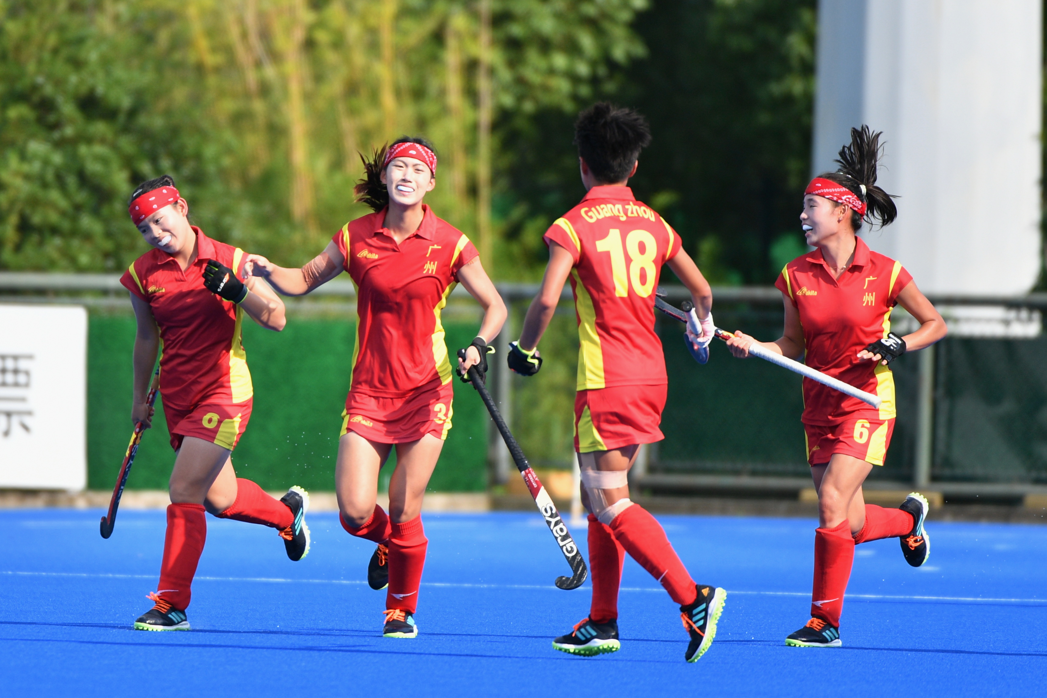 曲棍球——全国学生(青年)运动会女子组:广州队获季军