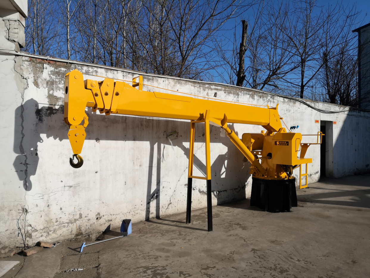 船吊2吨-35吨液压伸缩船用吊机 码头吊港口固定起重机厂家定制