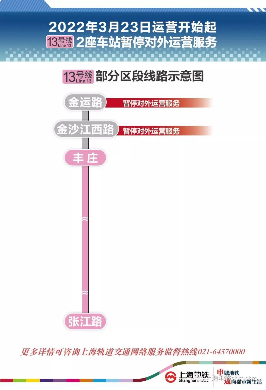 上海地铁停运线路图片