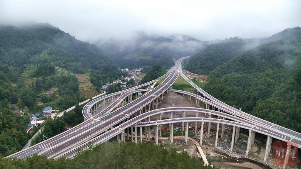 今日,广元至平武高速公路青川段通车