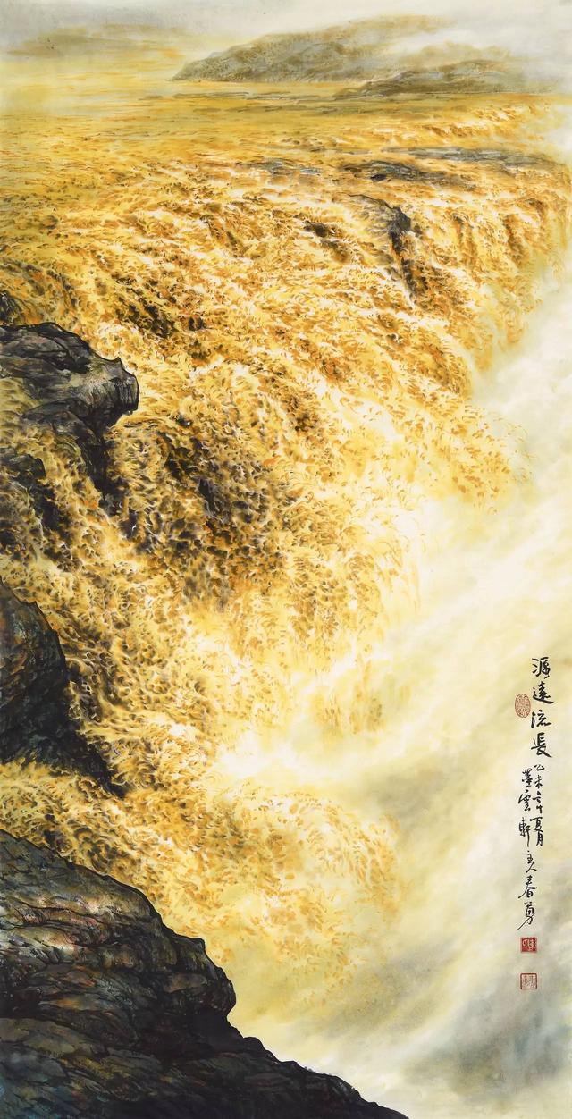 70后的我,分享70后画家陈春勇山水作品,欢迎大家来欣赏