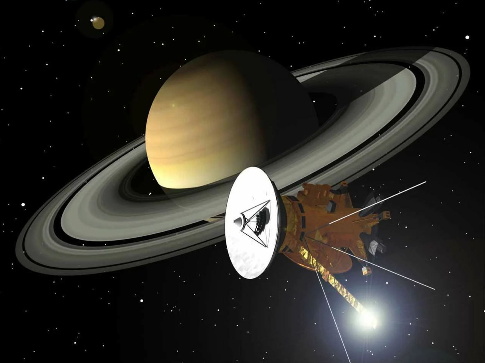 土卫六是唯一拥有大气的卫星,它的彩虹比地球还大