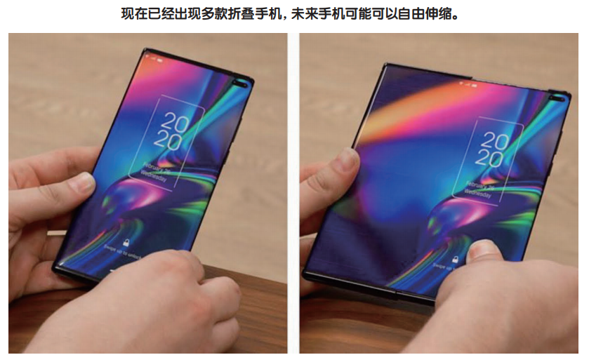大小可变的手机现在已经有一些雏形了,比如三星盖乐世折叠手机和华为