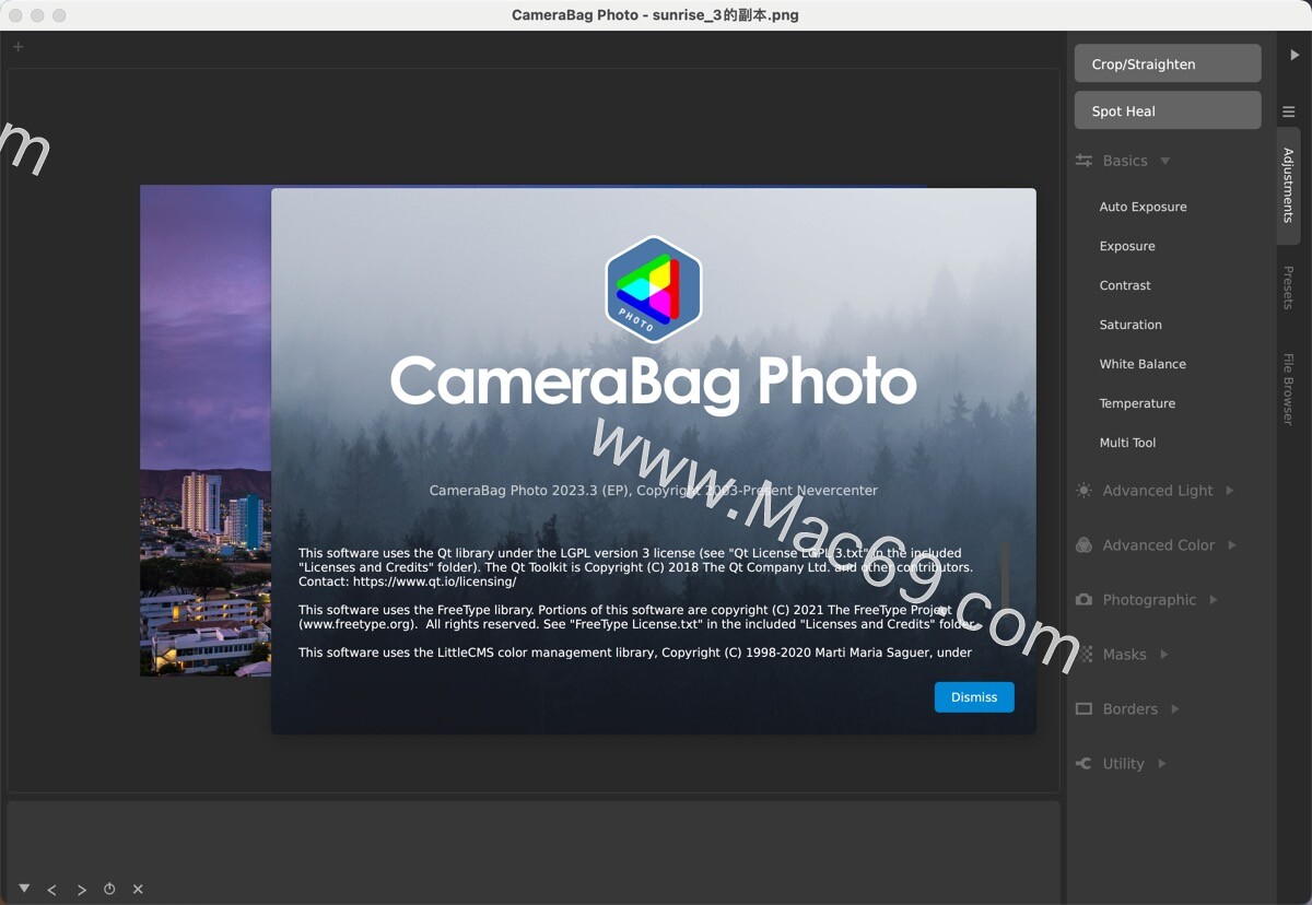照片滤镜软件:camerabag photo for mac
